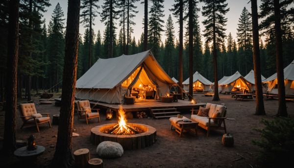 Camping de luxe : des escapades enchanteuses en pleine nature